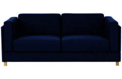 Habitat Colombo Fabric 3 Seater Sofa Bed - Blue